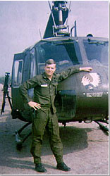 Photo of Dale Throneberry during Vietnam War